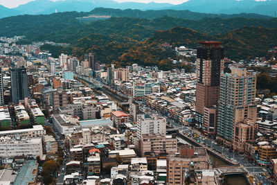 Aerial view of cityscape