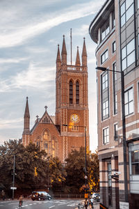 View of old church in london 