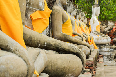 Sculpture of buddha statue in temple