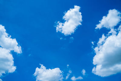 Low angle view of clouds in sky