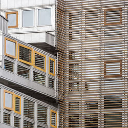 Full frame shot of modern building