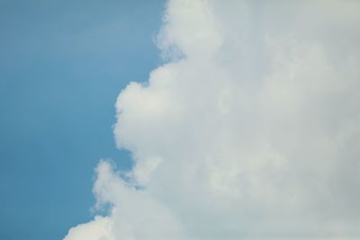 Low angle view of clouds in sky