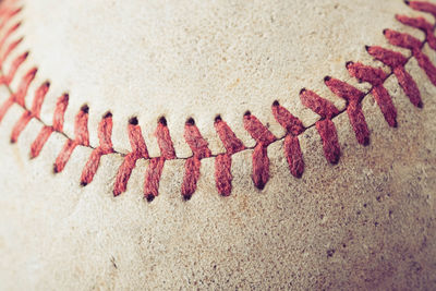 Full frame shot of baseball