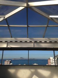 Low angle view of built structure against blue sky