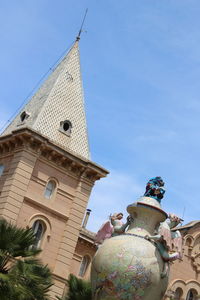 Low angle view of building against sky