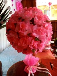 Close-up of pink flower bouquet