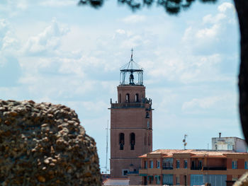 Low angle view of building against sky