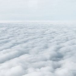 Aerial view of cloudscape