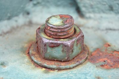 Close-up of rusty metal