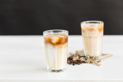 Close-up of drink on table