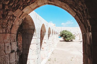 Old ruins against clear sky