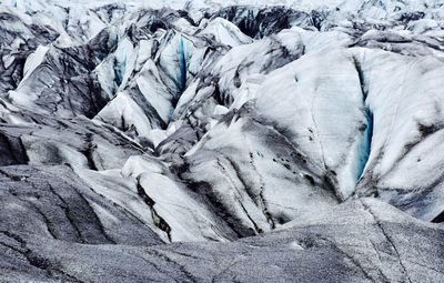 Full frame shot of glacier