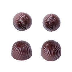 Close-up of chocolates against white background