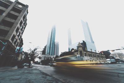 Modern buildings in city