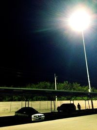 View of street light against sky