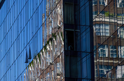 Low angle view of modern building