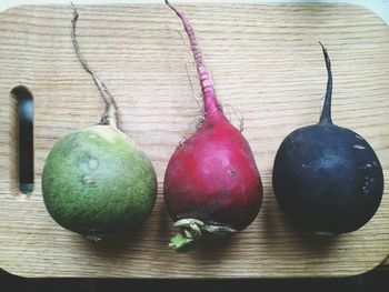 Close-up of vegetables on table