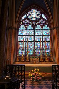 Interior of church