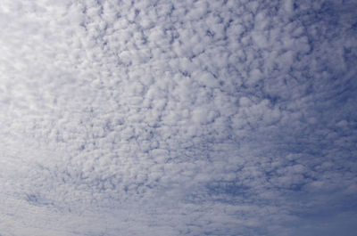 Low angle view of clouds in sky