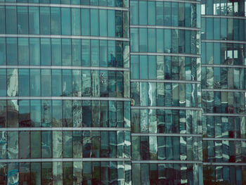 Low angle view of buildings in city