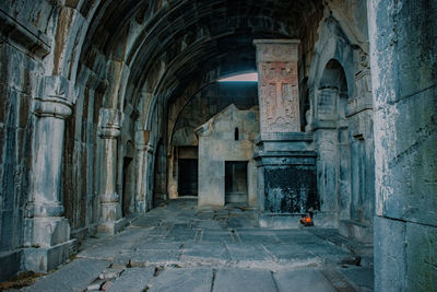 Entrance of historic building