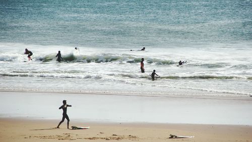 Scenic view of beach