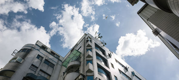 Low angle view of building against sky