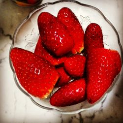 Close-up of strawberries