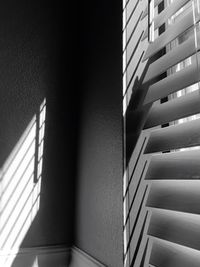 View of window blinds