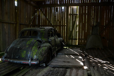 Close-up of weathered wall