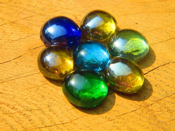 Close-up of colorful objects