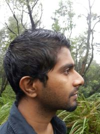 Portrait of young woman