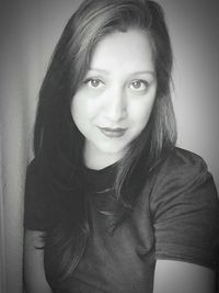 Portrait of smiling young woman