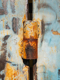 Close-up of rusty metal