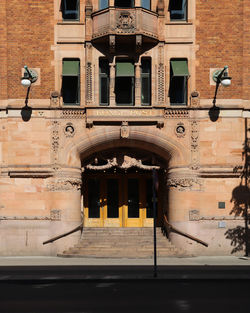 Low angle view of old building