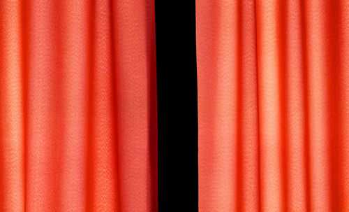 Red curtain