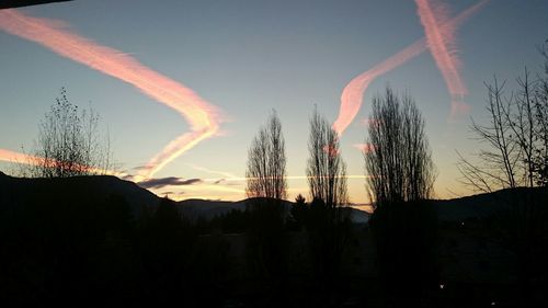 Scenic view of sky at sunset