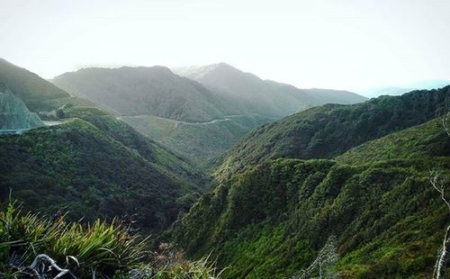 Scenic view of mountains