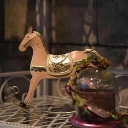 Close-up of figurine on table