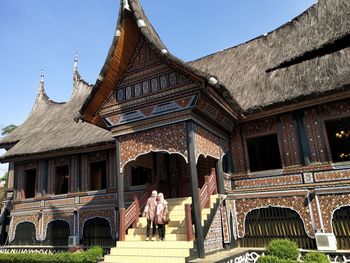 Low angle view of historical building against sky