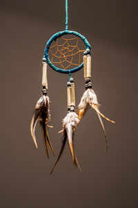 Close-up of the wind chime 