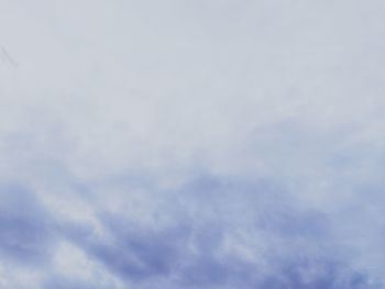 Low angle view of clouds in sky