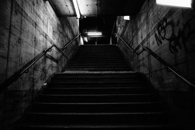 Staircase in subway