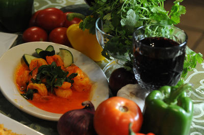 Close-up of vegetables