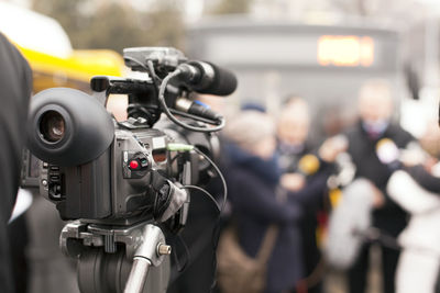 Close-up of motorcycle