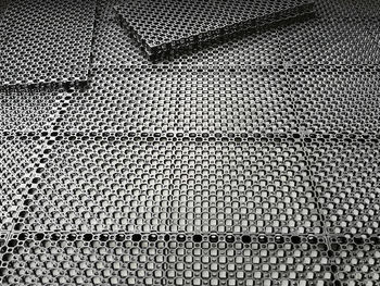 Full frame shot of metal grate