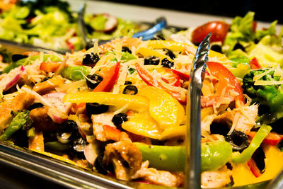 Close-up of food in plate