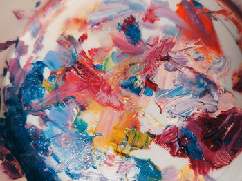 Full frame shot of multi colored fabric