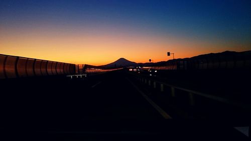 View of sky at sunset