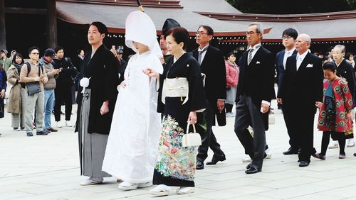 Group of people in traditional clothing